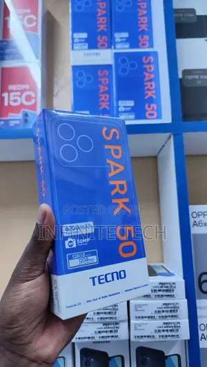New Tecno Spark 50 128 GB Black