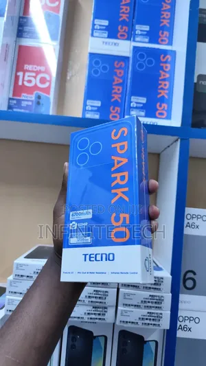 New Tecno Spark 50 128 GB Black