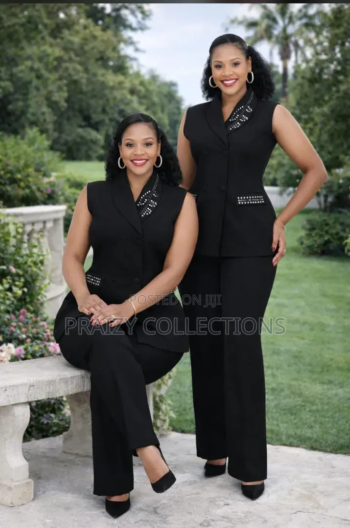 Good Quality Sleeveless 2pc Suit
