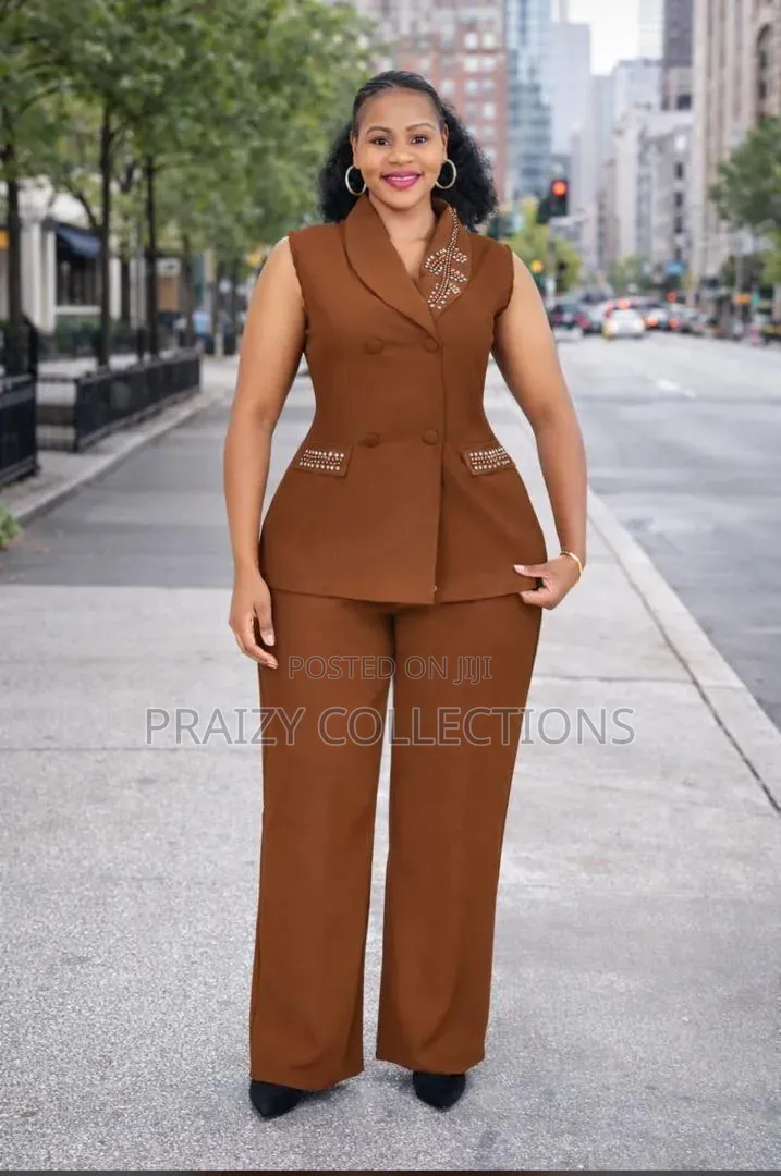 Good Quality Sleeveless 2pc Suit