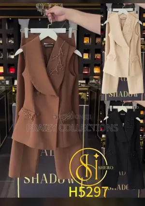 Good Quality Sleeveless 2pc Suit