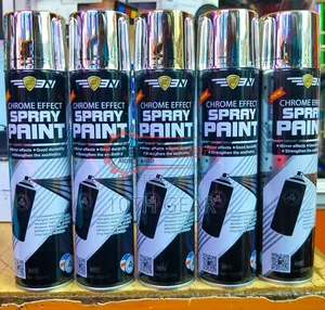 Spray Paint Chrome Effect