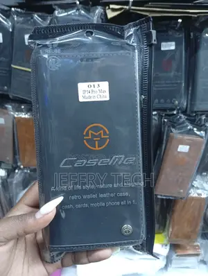 iPhone 14 Pro Max Retro Wallet Leather Case