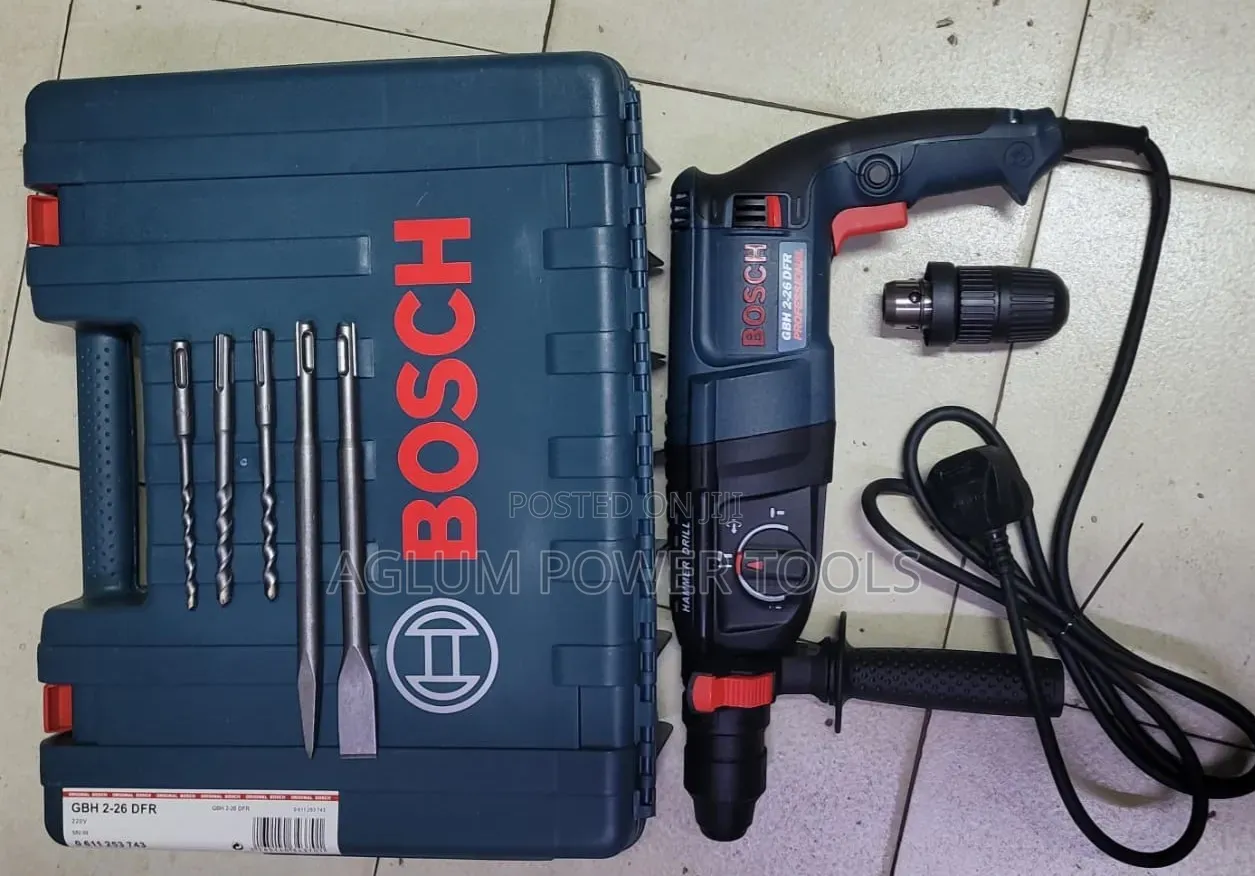 Bosch Rotary Hammer With Hammer Double Chuck