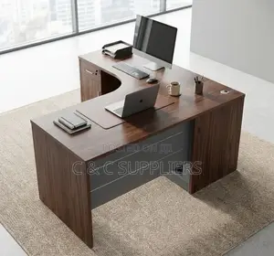 1.6m Curved Office Desk