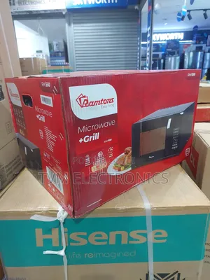 23 Litres Microwave+Grill Black- Rm/550