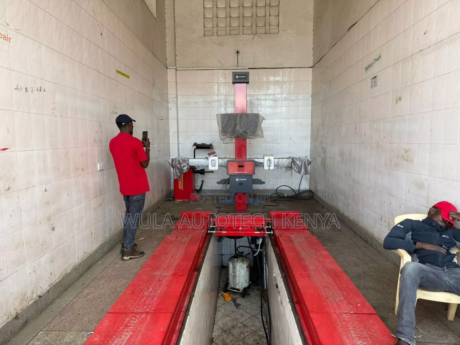 Strong Heavy Duty Pit Rack Machine Plus 3d Wheel Alignment Sunshine