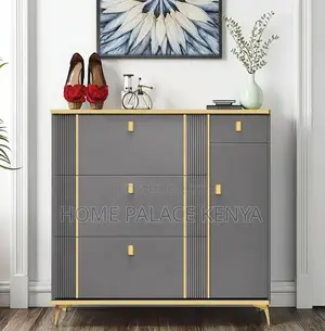 Shoe Cabinet: Oak Wooden Flip Shoe Rack Cabinet