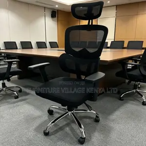 Executive Orthopedic Mesh Study Seat With Headrest
