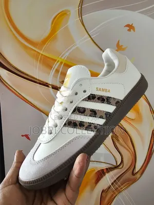 Designer Adidas Samba Leopard Sneakers
