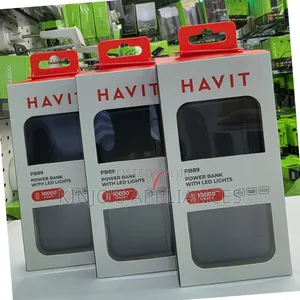 Havit Pb89 *10000mah* Power Bank *With Led Lights
