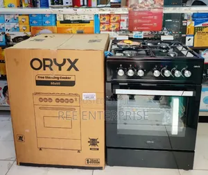Mika Oryx Standing Cooker, 60cm X 60cm, 3 Gas Pool Jet