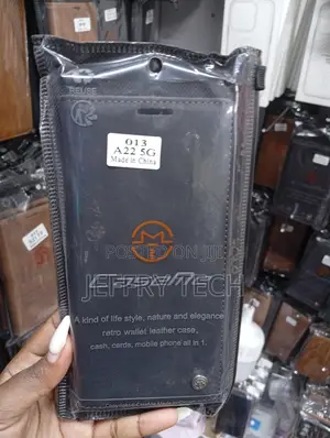 Samsung Galaxy A22 5g Black Caseme Leather Wallet Case