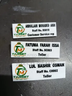 Urgent Name Tags