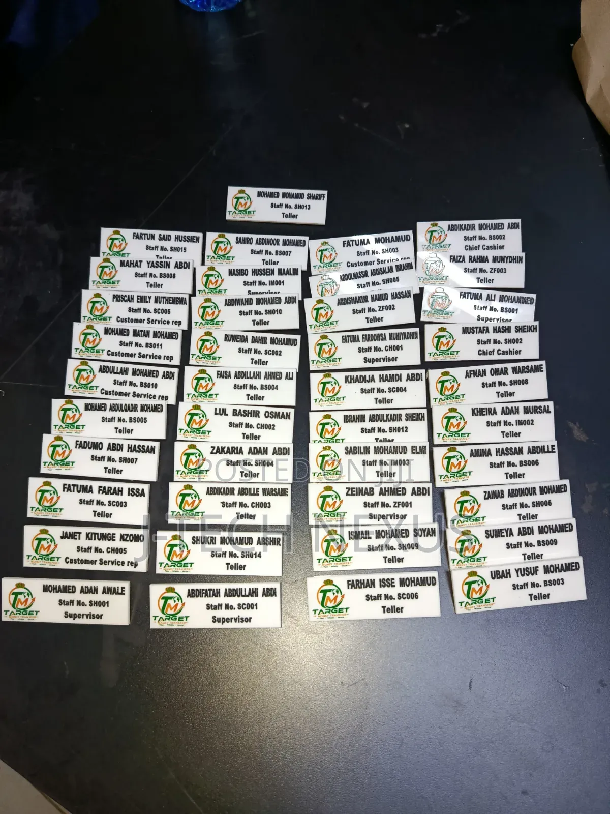 Urgent Name Tags