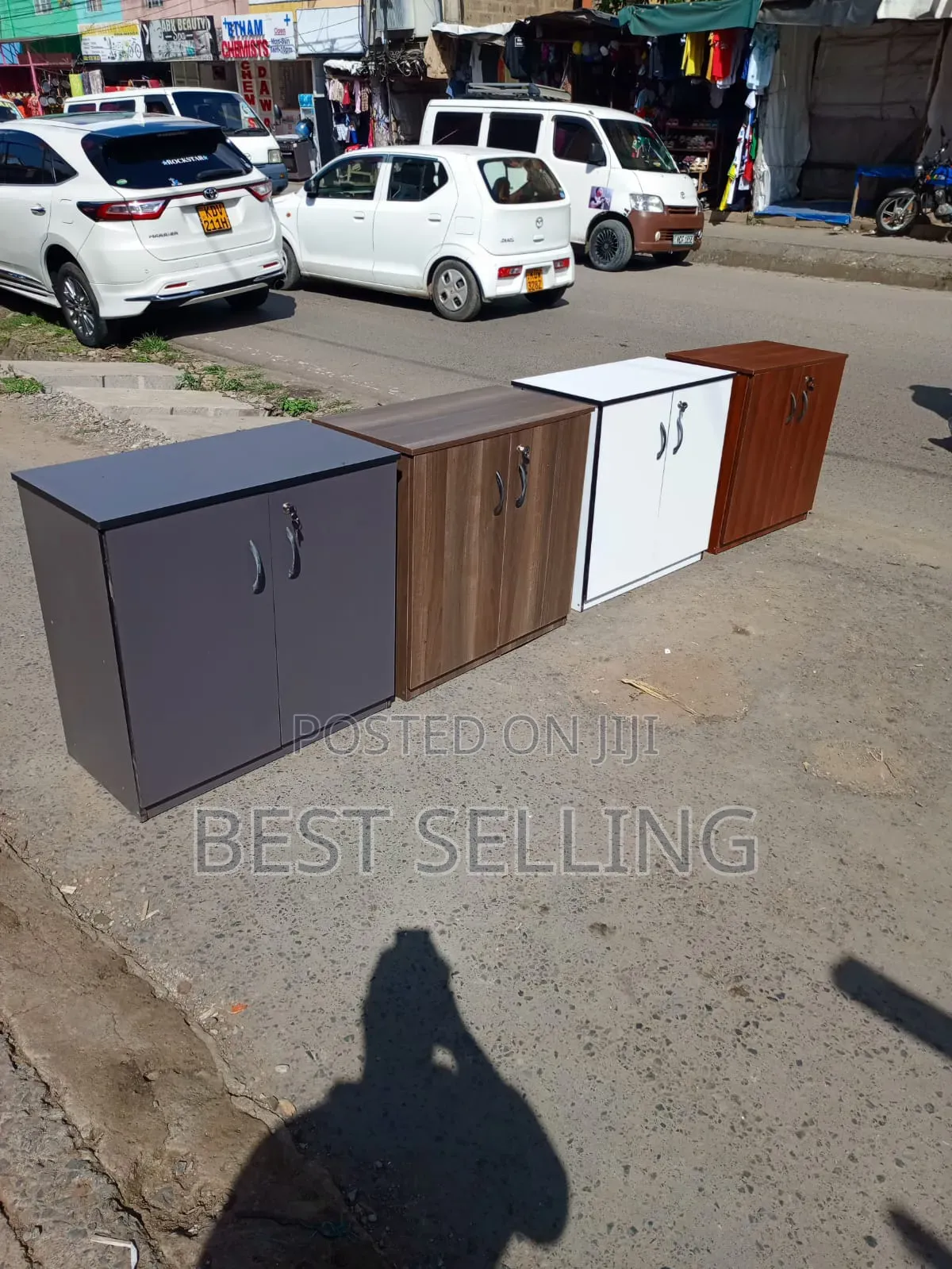 Multiple Colors 2 Door Office Credenza