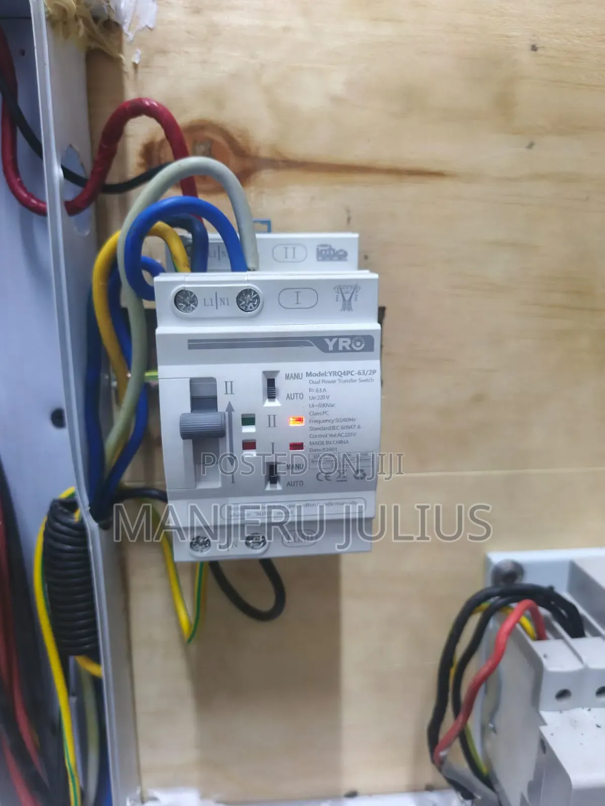 63amps Automatic Changeover
