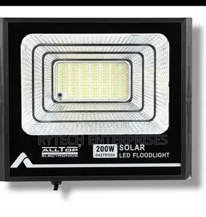 Alltops 200watts Solar Floodlight With a Solar Panel