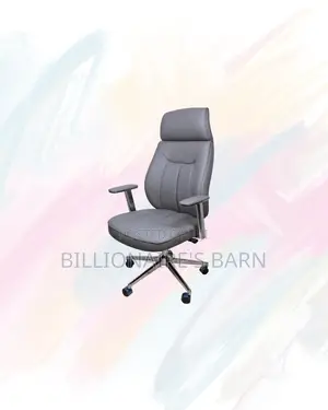 Heavy Duty Executive Leather Office Chair High Back Chrome Base Kenya