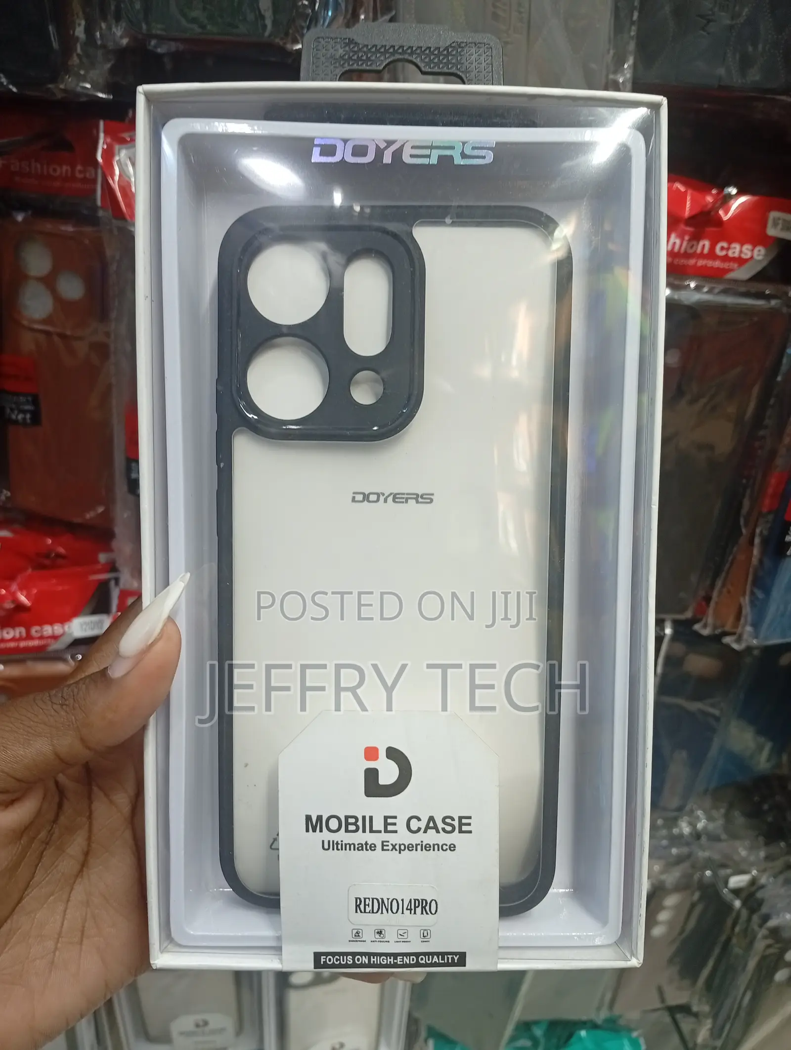 Redmi Note 14 Pro Transparent Clear Plastic Back Panel Cover