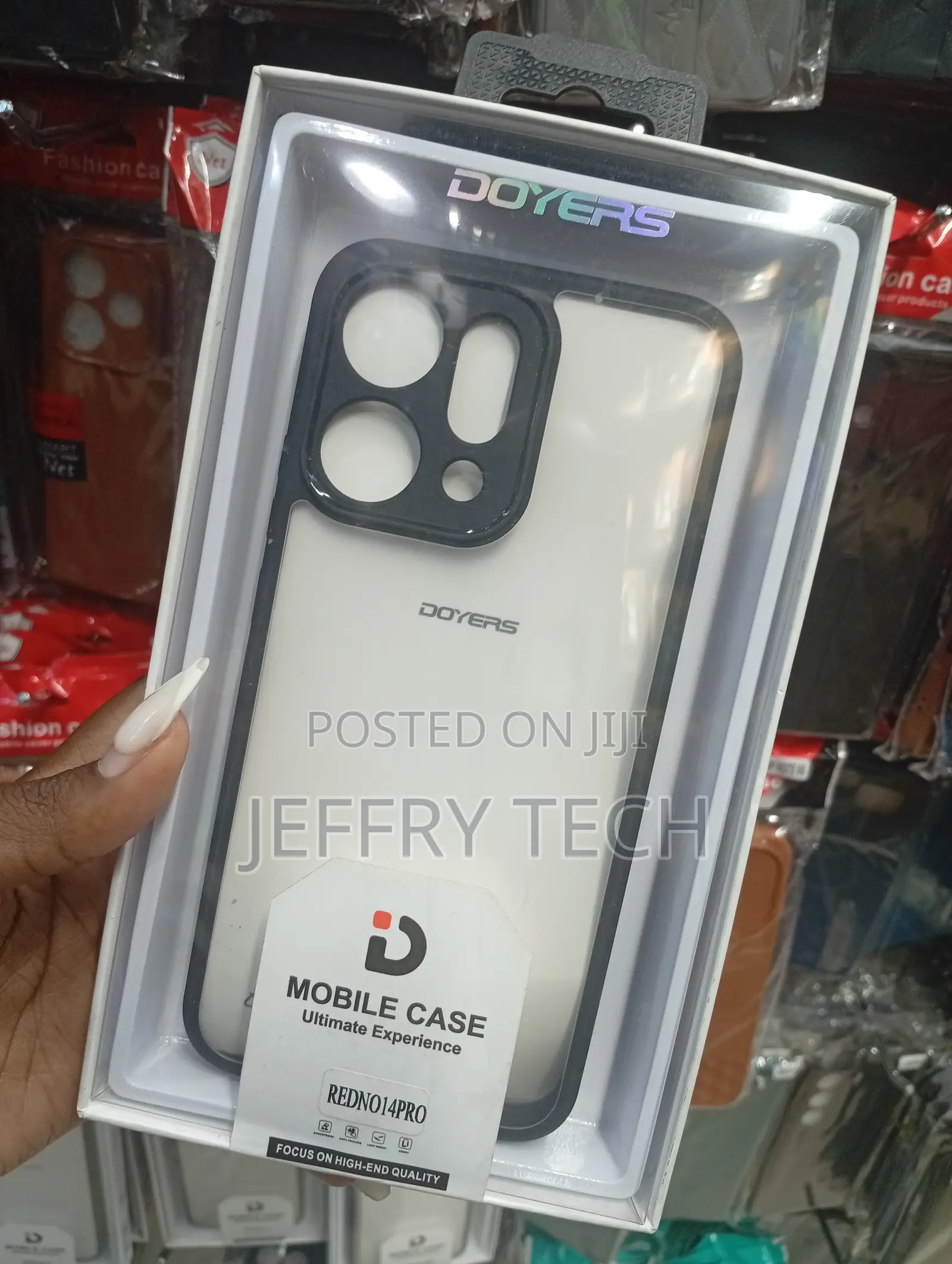 Redmi Note 14 Pro Transparent Clear Plastic Back Panel Cover
