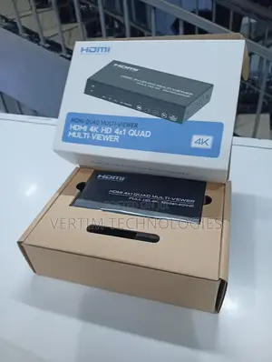 Hdmi 4 in 1 Out Quad Screen Splitter With Remote Control