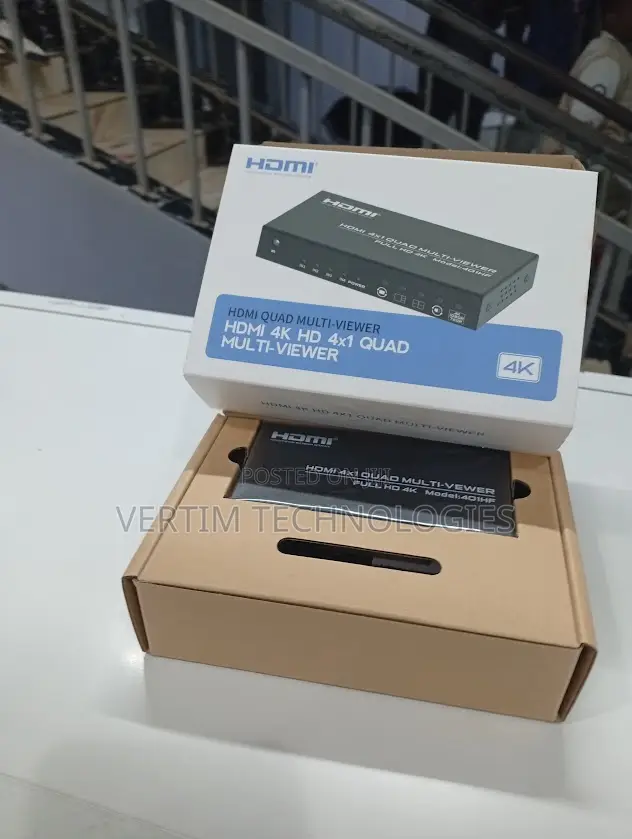 Hdmi 4×1 Quad Multiviewer Screen Segmentation