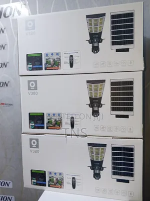 Solar Light Solar Light Triple Lens 6mp 4g Floodlight Cctv Camera -