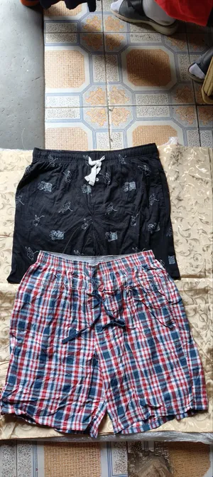 Flowed and Checked Shorts