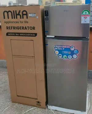 Mika 211 Litres Capacity 2 Door Top Freezer Fridge