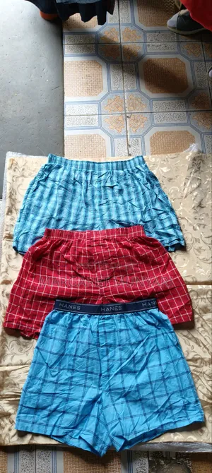 Checked Red Boxers
