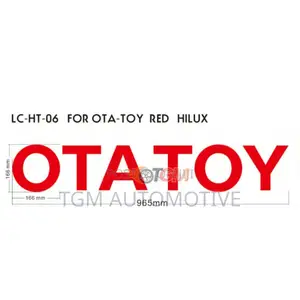 Body Stickers Ht-06 Name Toyota