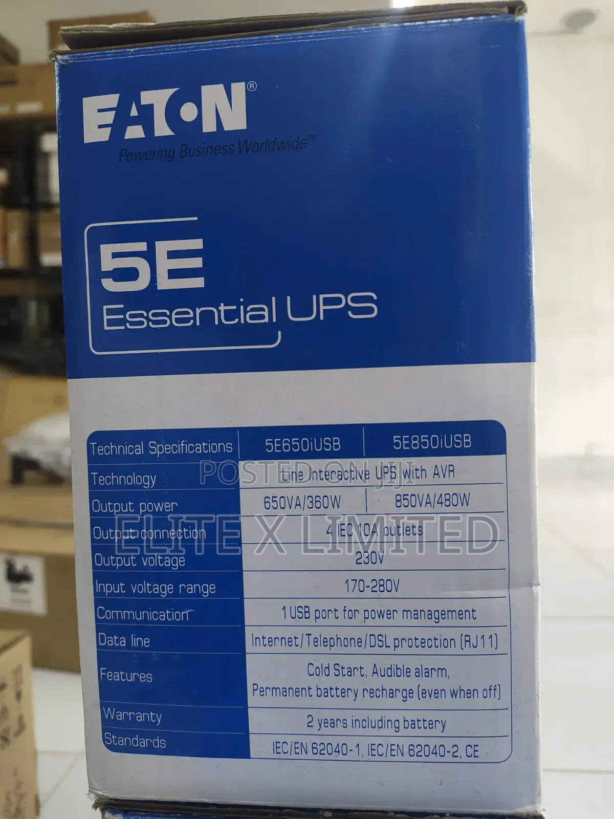Eaton 5e 650i Usb 650va Ups