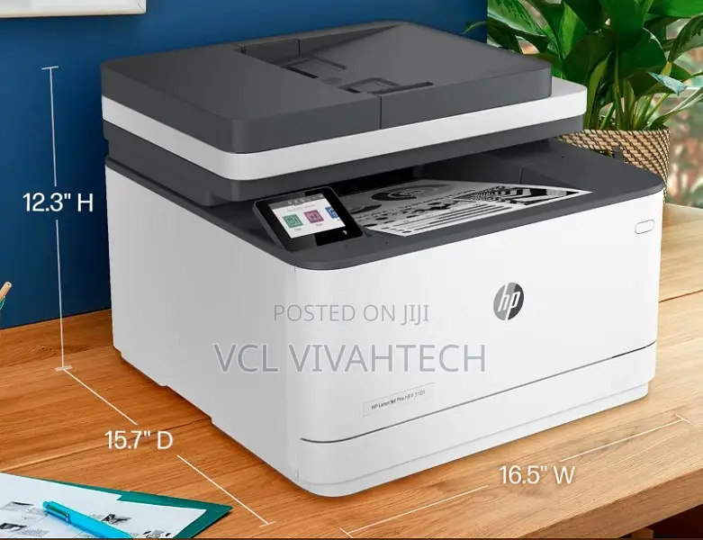 Hp Laserjet Pro Mfp 3103fdn Printer, Duplex\Lan