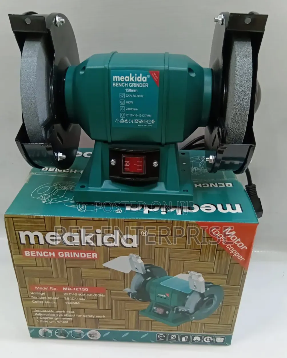 Meakida Bench Grinder Brand New
