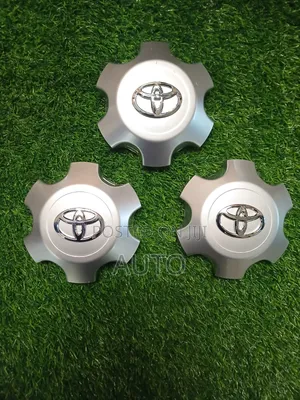Toyota Wheel Center Caps Silver Hub Caps Set–Prado Hilux Land Cruiser