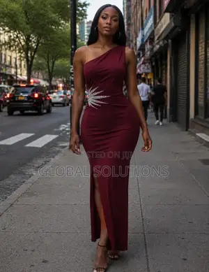 Elegant Bandage Dresses With a One-Shoulder Neckline