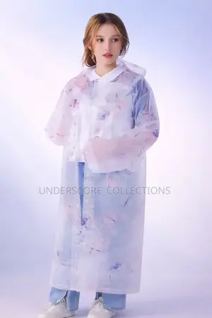 Full Print/ Floral Rain Coats for Both Kids Adults.