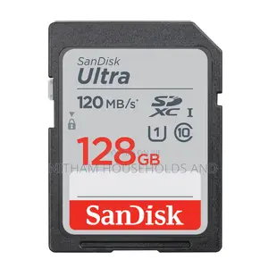Sandisk 128gb Ultra SDXC Uhs-I Class 10 Camera Memory Card