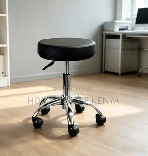 Bar Stool: Revolving Swivel Bar Stool With Wheels