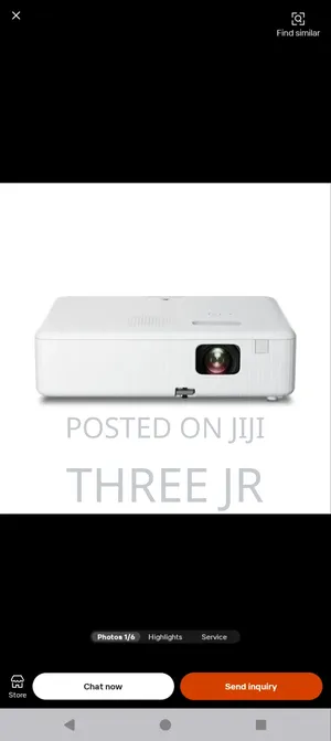 Epson Cb W01 Projector With 3000lumens