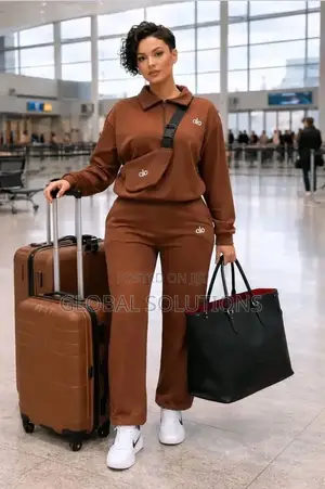 Alo Yoga Brand Tracksuit 3piece Set