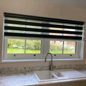 Kitchen Window Blinds That Can Roll Up and Down