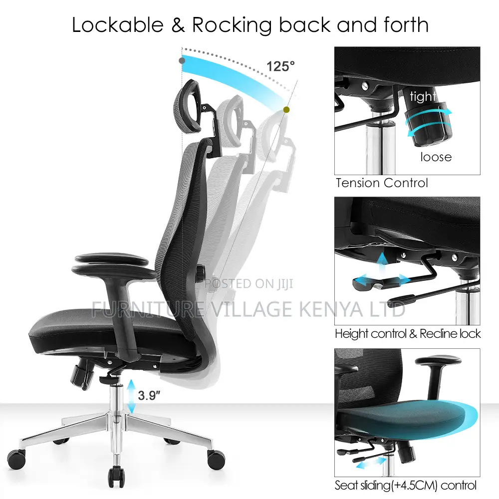 Executive Swivel Ergonomic Boss Task Chair