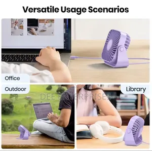 Led Digital Mini Portable Fan Desktop Model