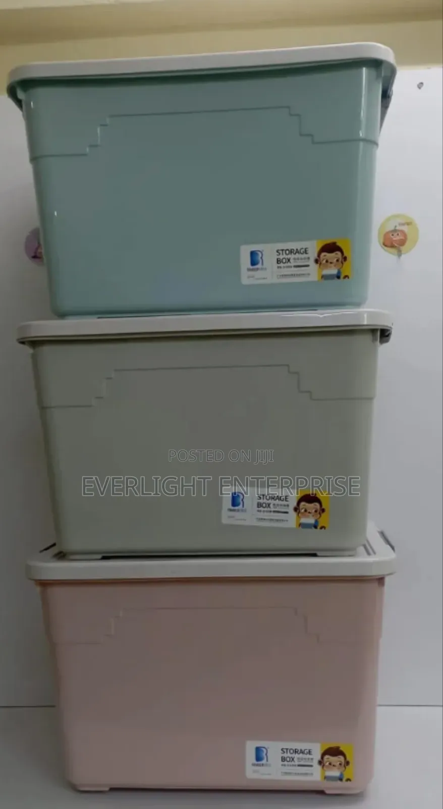 *Stackable Storage Box With Wheels
