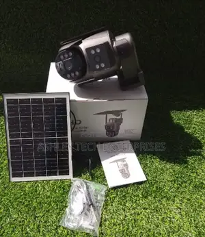 6mp Ubox Outdoor Solar Powered Security Camera – Dual Lens Wifi