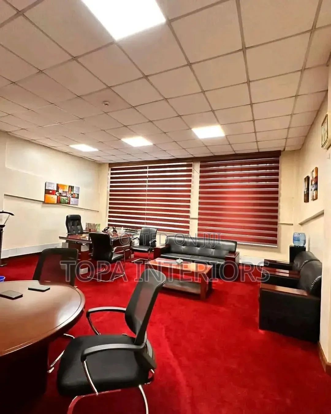 Office Decoration Horizontal Office Roller Window Blinds
