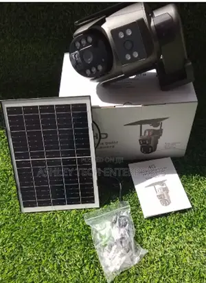 Ubox Outdoor Solar PTZ Camera – Dual Lens