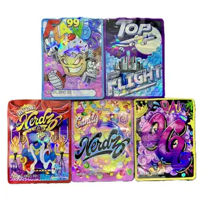 Top Flight Mixed Designs -Mylar Ziplock Smell Proof Bag - 28g (100pcs)